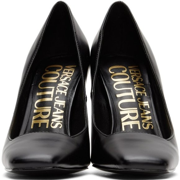 VERSACE JEANS COUTURE Black Thelma Heels - Picture 6 of 6